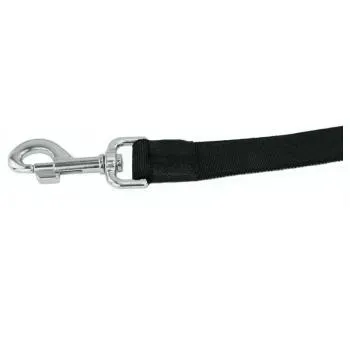Bungee-Flat-Leashes-Canicross-Dogscooting-Black-Karabiner