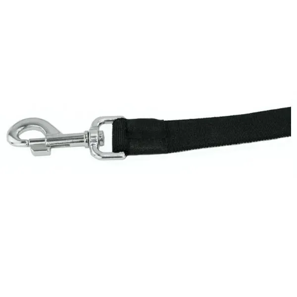 Bungee-Flat-Leashes-Canicross-Dogscooting-Black-Karabiner